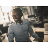 Jabra Evolve3 75 on-ear headset Zwart, Microsoft Teams (MS), Link390 USB-C, Wireless Charger