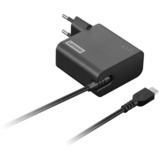 Lenovo 65 W USB-C Wall Adapter oplader Zwart, 1,7 meter