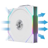 Lian Li UNI FAN TL 120 Wireless RGB case fans Wit, 3 stuks, 120 x 124 x 28 mm, PWM, Incl. controller