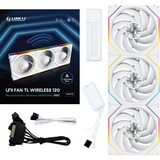 Lian Li UNI FAN TL 120 Wireless RGB case fans Wit, 3 stuks, 120 x 124 x 28 mm, PWM, Incl. controller