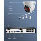 Reolink RLK8-1200D4-A-2.8MM beveiligingsset beveiligingscamera Wit, 4 stuks, 12 MP, PoE, 2 TB