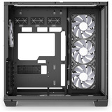 Sharkoon Steel Shark midi tower behuizing Zwart | 2x USB-A | 1x USB-C | RGB | Tempered Glass