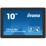 iiyama ProLite TW1023ASC-B2P 10.1" monitor Zwart, Touch, Webcam, Audio, HDMI, LAN, USB, Android