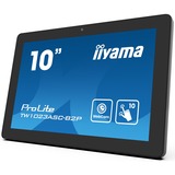 iiyama ProLite TW1023ASC-B2P 10.1" monitor Zwart, Touch, Webcam, Audio, HDMI, LAN, USB, Android