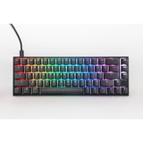 Ducky Mecha Pro SF, toetsenbord Zwart, BE Lay-out, Cherry MX Blue, RGB leds, 65%, ABS