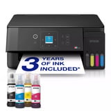Epson EcoTank ET-2922 all-in-one inkjetprinter Zwart, Scannen, Kopiëren, Wi-Fi, inclusief tot 3 jaar inkt, C11CL63416