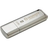 Kingston IronKey Locker+ 50 32 GB usb-stick Aluminium, USB-A 3.2 Gen 1 (5 Gbit/s)