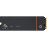 Seagate FireCuda 530 4 TB met heatsink SSD Zwart, ZP4000GM3A023, PCIe 4.0 x4, NVMe 1.4, M.2 2280