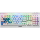 Sharkoon SKILLER SGK3, gaming toetsenbord Wit, US lay-out, Kailh Red, RGB leds