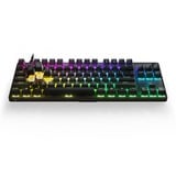SteelSeries Apex 9 TKL RGB gaming toetsenbord Zwart, FR lay-out (AZERTY), SteelSeries OmniPoint, 80% (TKL)	, Double-shot PBT