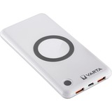 VARTA Wireless Powerbank 20.000 mAh - 20 W Wit, Qi, Power Delivery, Quick Charge 3.0