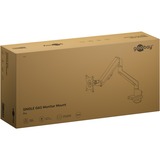 goobay Single Monitor Mount, 17 tot 32 inch monitorarm Zwart