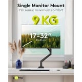 goobay Single monitorarm Zwart, 17 - 32 inch