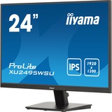 iiyama ProLite XU2495WSU-B7 24.1" monitor Zwart, 75Hz, USB, HDMI, Audio