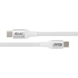 Club 3D Magnetische USB‑C kabel Wit, 2 meter