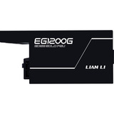 Lian Li EDGE GOLD modulaire 1200 watt voeding  Zwart, 1x 12V-2x6, 4x PCIe, 4x USB-header hub
