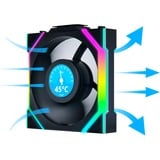 Lian Li UNI FAN SL120 LCD Wireless RGB case fans Zwart, 3 stuks, 120 x 124.5 x 28 mm, PWM