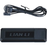 Lian Li UNI FAN SL120 LCD Wireless case fan Zwart, 3 stuks, 4-pin PWM fan-connector