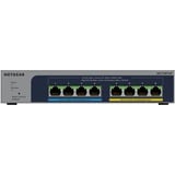 Netgear 8-poorts multi-Gigabit (2,5G) Ethernet Ultra60 PoE++ Smart switch Grijs, 230W PoE‑budget met 4 PoE++ en 4 PoE+, MS108TUP-100EUS