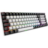 Sharkoon SKILLER SGK50 S2, gaming toetsenbord Wit, BE Lay-out, Gateron Red, RGB leds, Hot-swappable