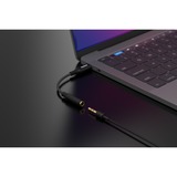 Sitecom USB-C naar Jack adapter Zwart