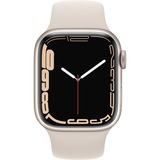 Apple Watch Series 7 smartwatch Zilver/beige, 41 mm, Aluminium, Wifi