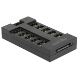 DeLOCK Delock RGB Hub f. ARGB LEDs+10Ports Zwart