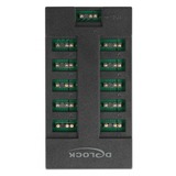 DeLOCK Delock RGB Hub f. ARGB LEDs+10Ports Zwart