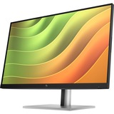 HP E24u G5 24" monitor Zwart/zilver, HDMI, DisplayPort, RJ-45, 3x USB-A 3.2 (5 Gbit/s), 2x USB-C 3.2 (5 Gbit/s)