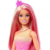 Mattel Barbie Koninklijke pop met roze en blond haar, rok met vlinderprint 