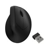 Keychron M5 Wireless Ergonomic Mouse Zwart, 100 tot 30.000 dpi, 8000Hz, 2,4 GHz / Bluetooth / USB