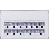 Lian Li SX Platinum modulaire 1000 watt voeding  Wit, 1x 12V-2x6, 4x PCIe, 5x PCIe, Kabelmanagement