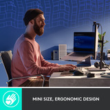 Logitech MX Mechanical Mini toetsenbord Zwart, US-International lay-out (QWERTY), GL Tactile, 80% (TKL)	, Bluetooth
