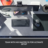 Logitech MX Mechanical Mini toetsenbord Zwart, US-International lay-out (QWERTY), GL Tactile, 80% (TKL)	, Bluetooth