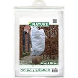 Nature Winterafdekhoes met koord, 50 g/m² afdekking Wit