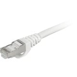 Sharkoon Netwerkkabel SFTP, RJ-45 met Cat.7a Wit, 1 meter, Ruwe kabel