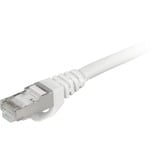 Sharkoon Patchkabel SFTP, RJ-45 met Cat.7a Wit, 1 meter, Ruwe kabel