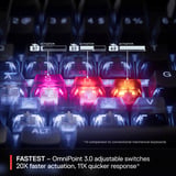 SteelSeries Apex Pro TKL Gen 3 RGB mechanisch gaming toetsenbord Wit, US lay-out (QWERTY), SteelSeries OmniPoint 3.0, 80% (TKL)	