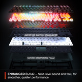 SteelSeries Apex Pro TKL Gen 3, gaming toetsenbord Wit, US lay-out, SteelSeries OmniPoint 3.0, RGB led