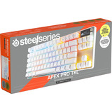 SteelSeries Apex Pro TKL Gen 3, gaming toetsenbord Wit, US lay-out, SteelSeries OmniPoint 3.0, RGB led