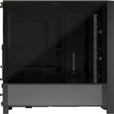 Corsair FRAME 4000D RS ARGB midi tower behuizing Zwart | 2x USB-A | 1x USB-C | RGB | Tempered Glass