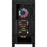 Corsair FRAME 4000D RS ARGB midi tower behuizing Zwart | 2x USB-A | 1x USB-C | RGB | Tempered Glass
