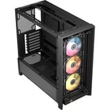 Corsair FRAME 4000D RS ARGB midi tower behuizing Zwart | 2x USB-A | 1x USB-C | RGB | Tempered Glass
