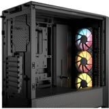 Corsair FRAME 4000D RS ARGB midi tower behuizing Zwart | 2x USB-A | 1x USB-C | RGB | Tempered Glass