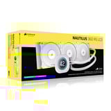 Corsair NAUTILUS 360 RS LCD waterkoeling Wit