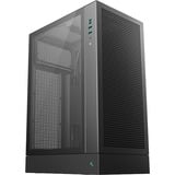 DeepCool CH170 PLUS midi tower behuizing Zwart | 2x USB-A | 1x USB-C | Tempered Glass