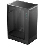 DeepCool CH170 PLUS midi tower behuizing Zwart | 2x USB-A | 1x USB-C | Tempered Glass