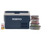 Igloo ICF32 AC/DC  met compressor koelbox Blauw, 32 liter