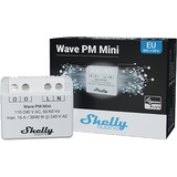 Shelly Qubino Wave PM Mini relais Lichtgrijs/wit, 1-kanaals, Z-Wave