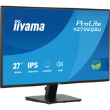 iiyama ProLite X2792QSU-B1 27" monitor Zwart, HDMI, DisplayPort, 2x USB-A, USB-B, 120 Hz